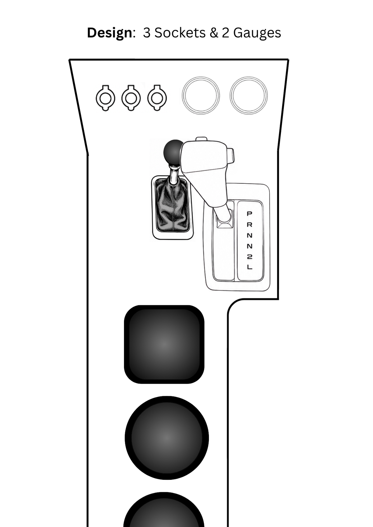 Toyota LandCruiser 80 Series Full Length Console - Auto Late Model (1995-1998)