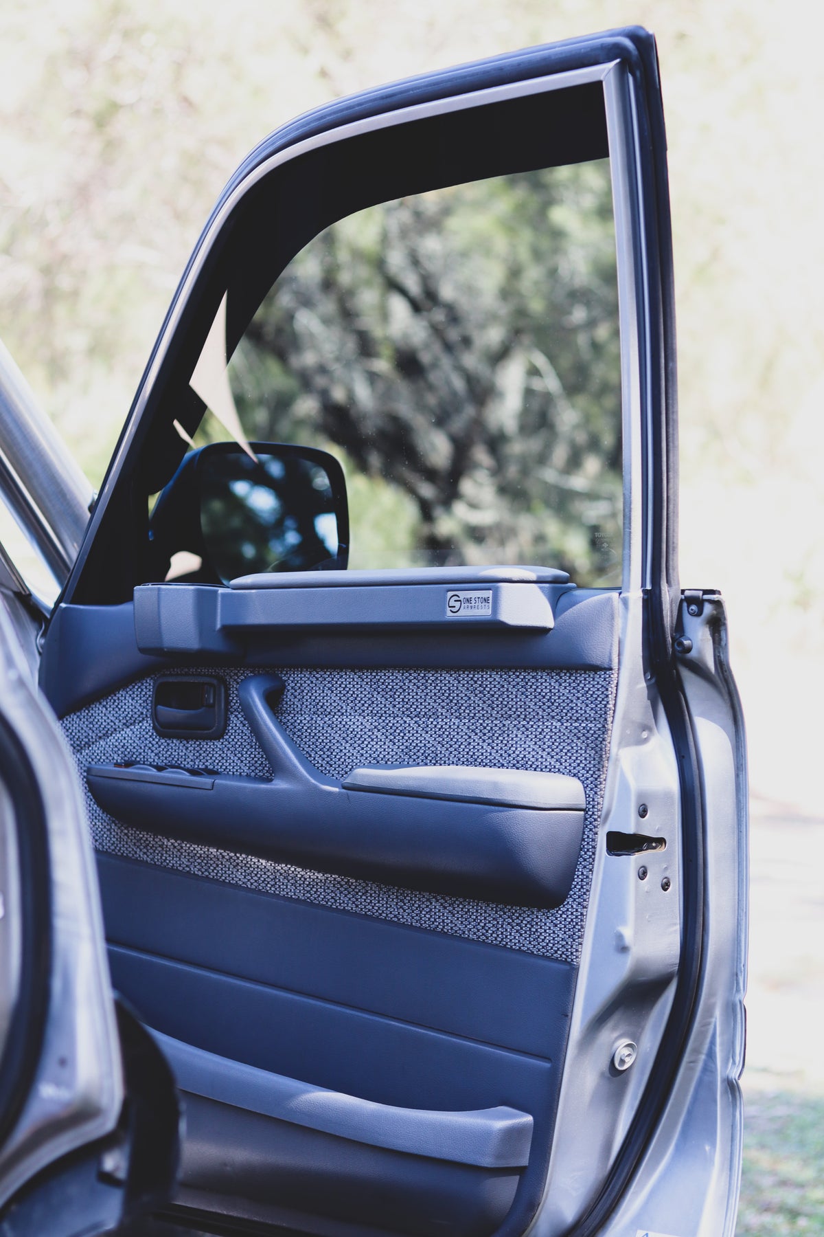 Toyota LandCruiser 80 Series Armrests - Grey (Pair)