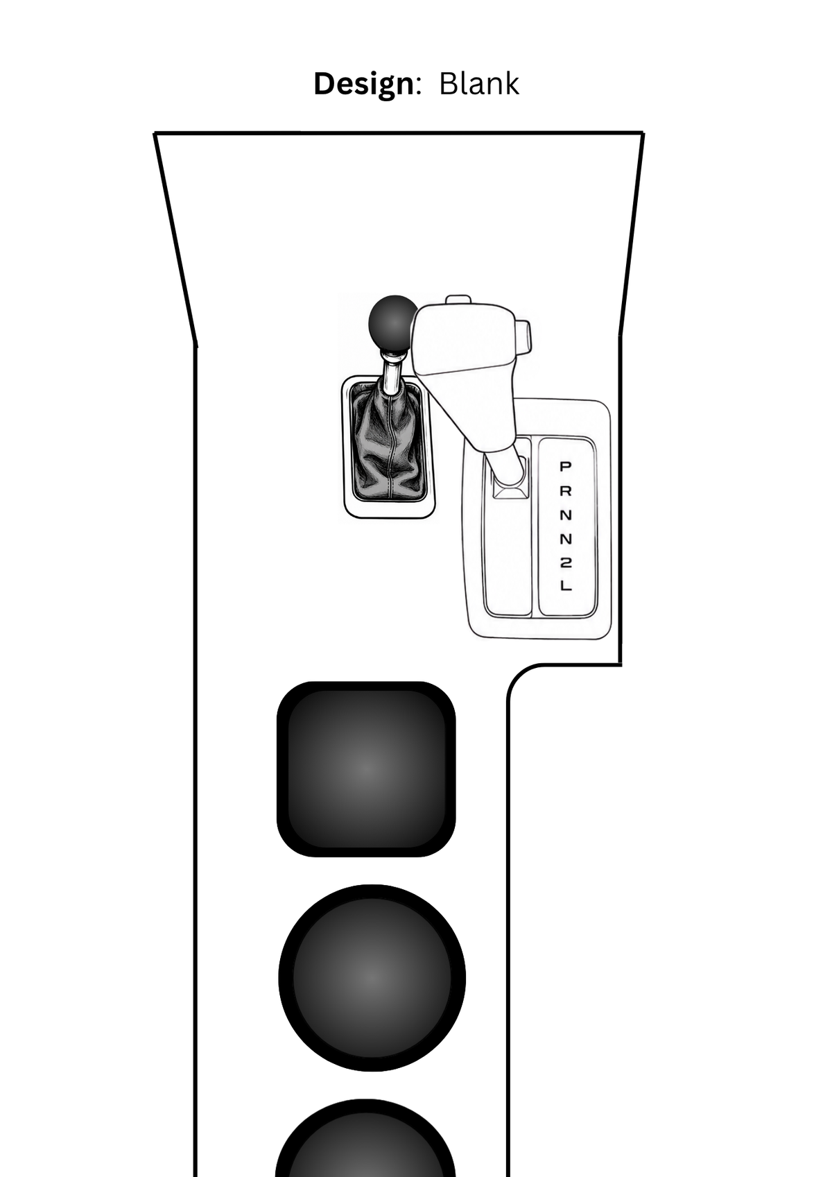 Toyota LandCruiser 80 Series Full Length Console - Auto Early Model (1990-1995)