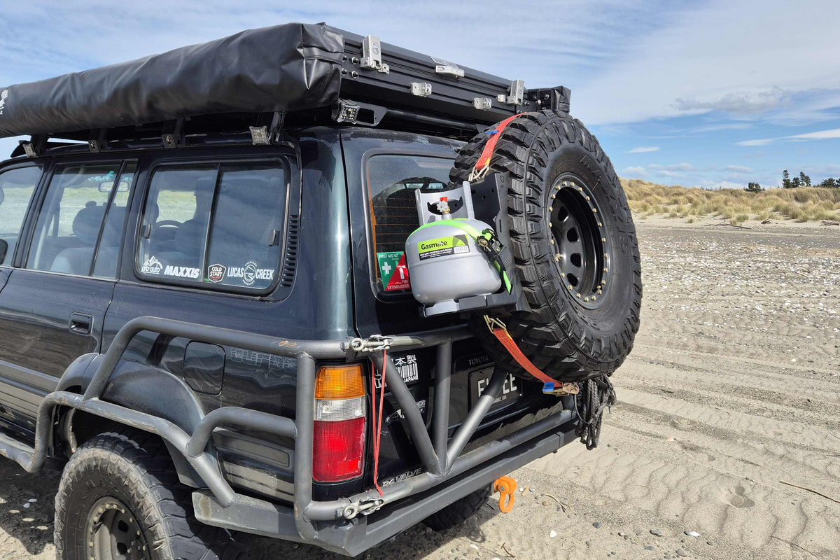 Gas Bottle Mount 4kg side view