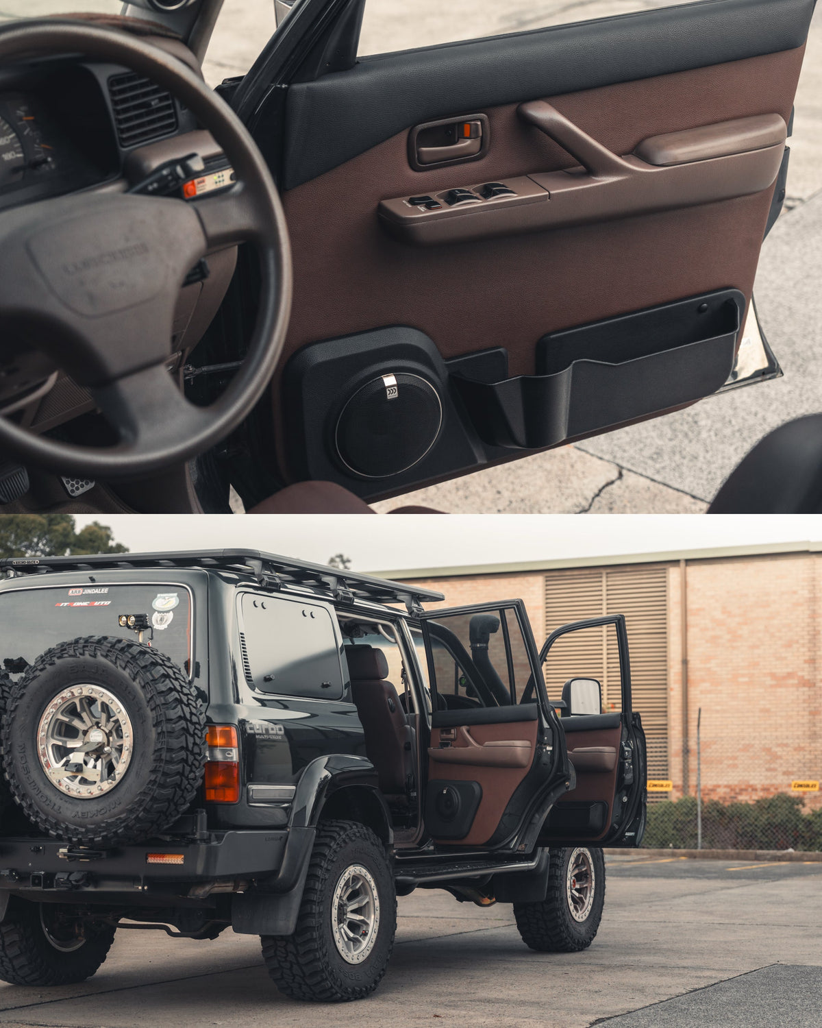 Toyota LandCruiser 80 Series Rear Speaker Door Pods