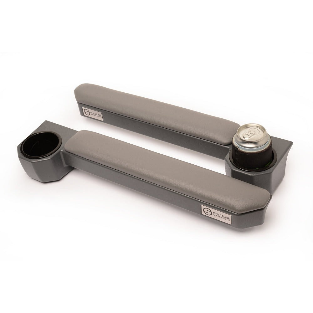 Toyota LandCruiser 80 Series Armrests - Grey (Pair)